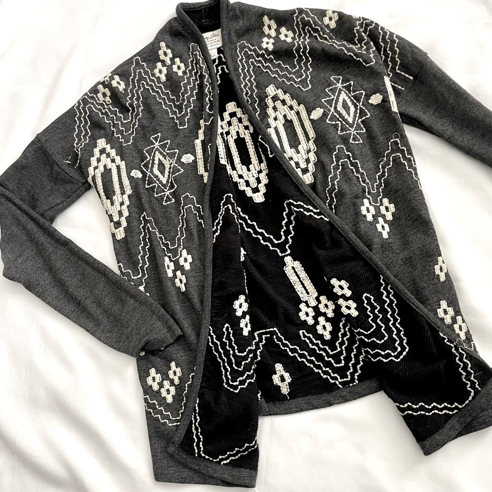 [Lucky Brand Co] Aztec Stitched Cardigan